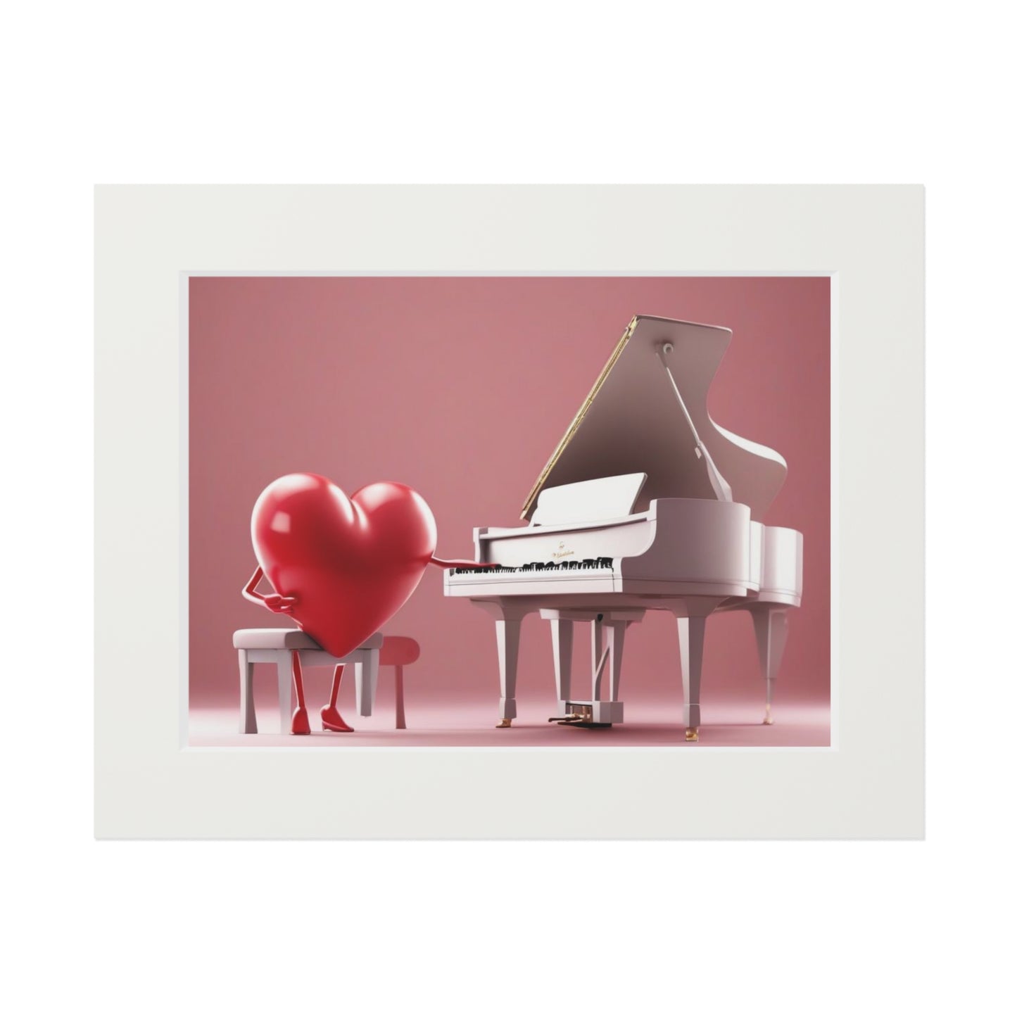 I love piano fine art print