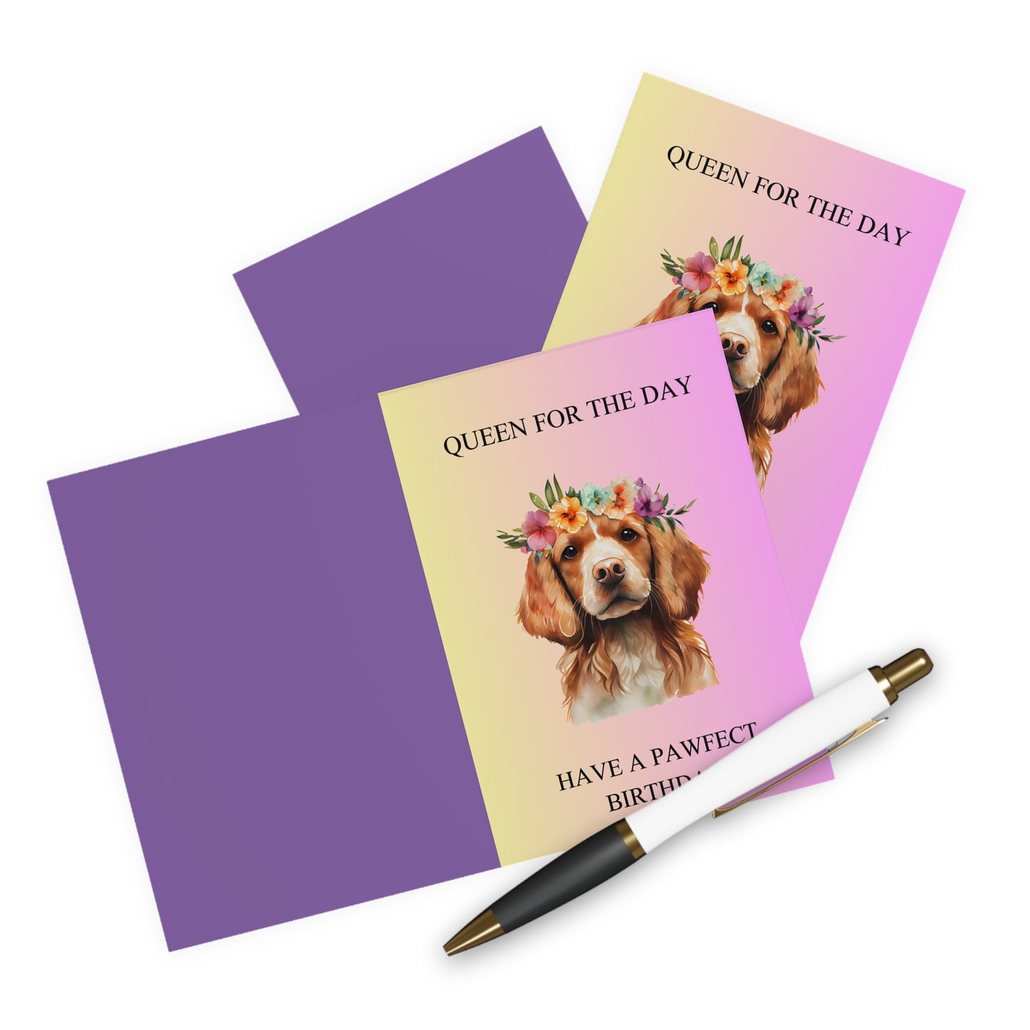 Queen Birthday Greeting Cards (5 Pack)