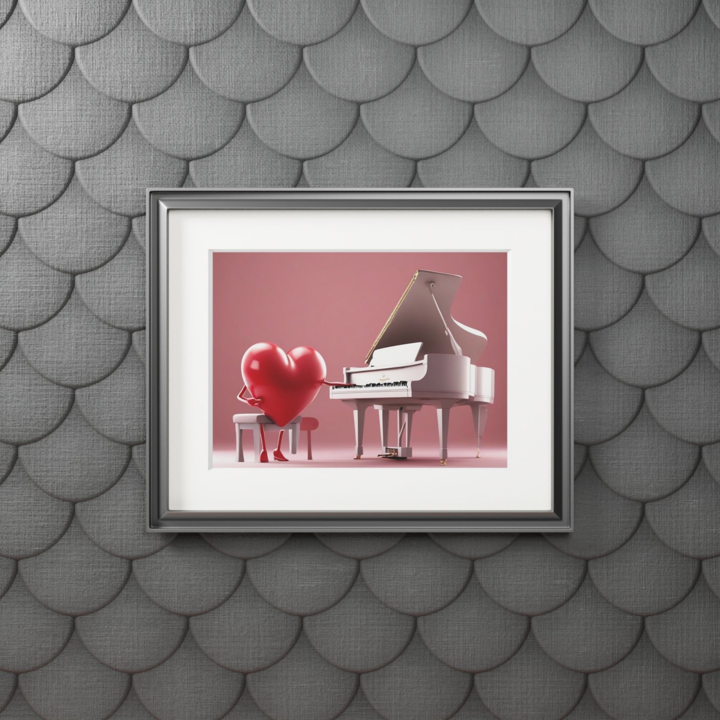 I love piano fine art print