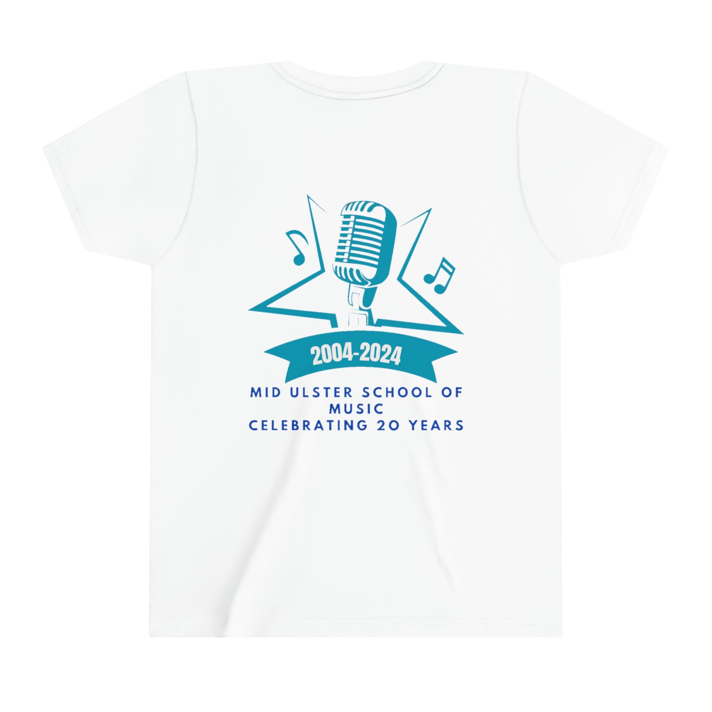 Mid Ulster School of Music Youth 20 yr anniversary Short Sleeve Tee