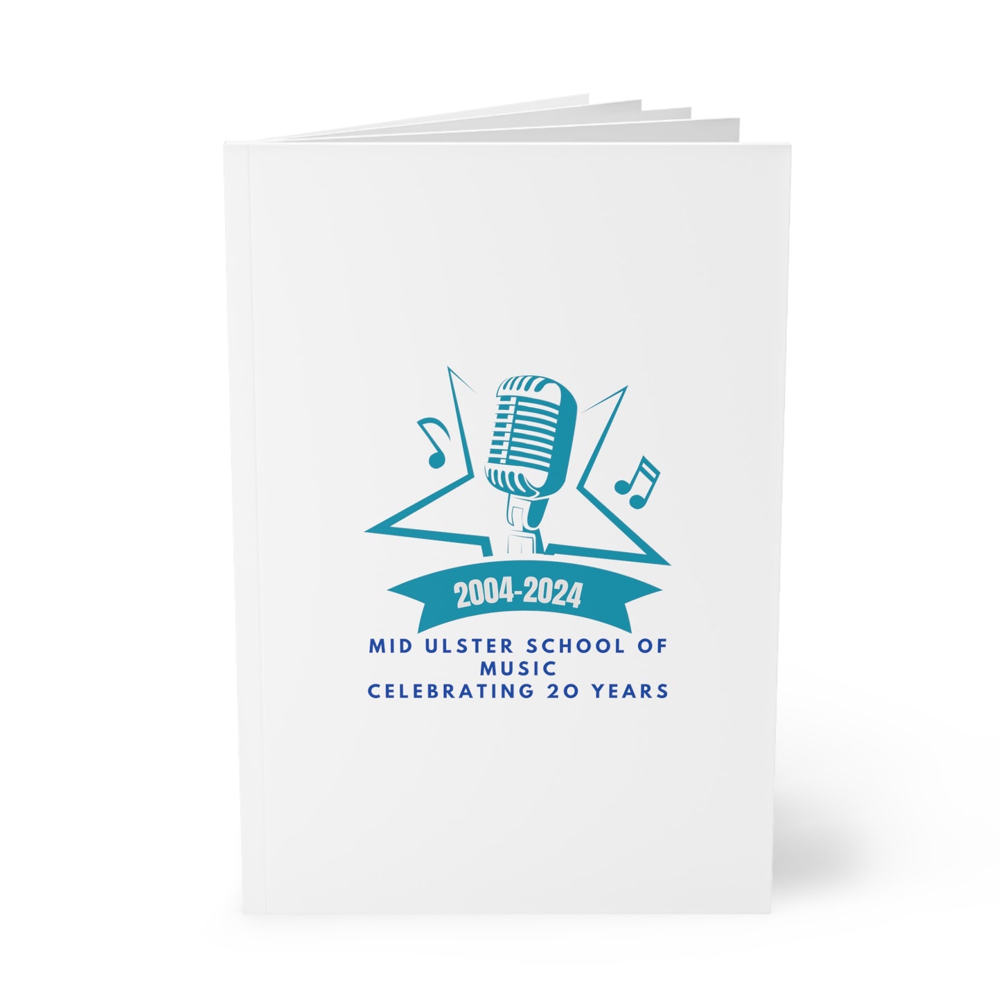 Mid Ulster School of Music 20yr anniversary Softcover Notebook