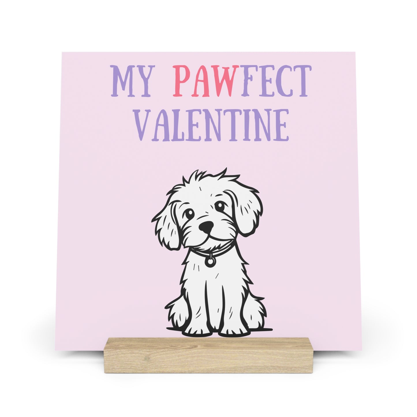 Pawfect Valentine Art Pink