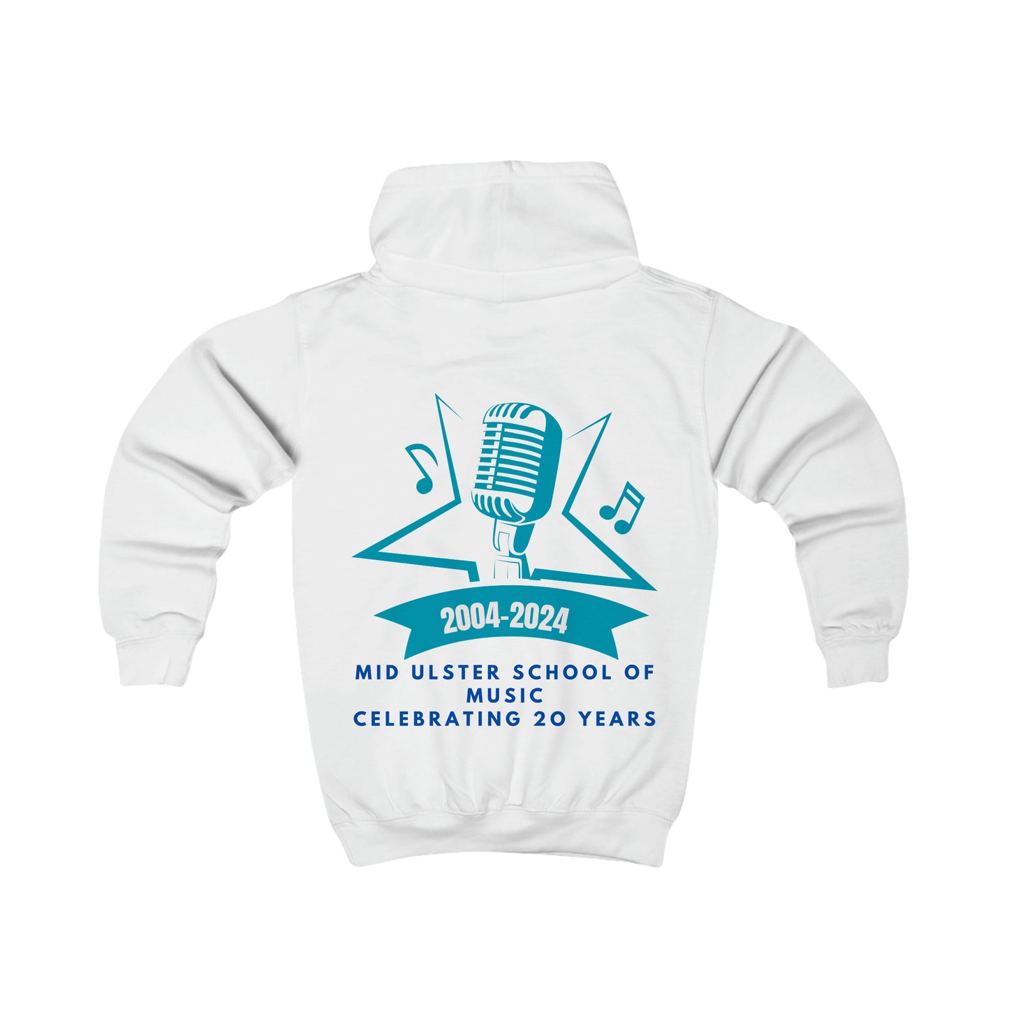 Mid Ulster School of Music 20yr anniversary  Kids Hoodie