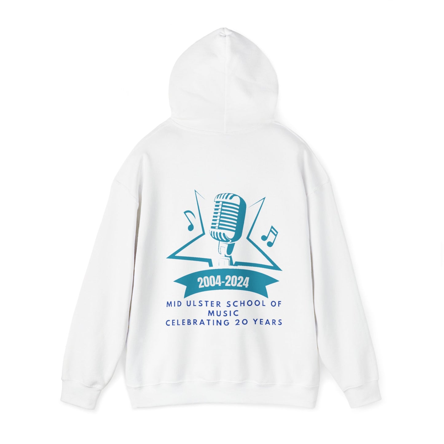 Mid Ulster School of Music adult  20yr anniversary  Unisex Heavy Blend™ Hooded Sweatshirt