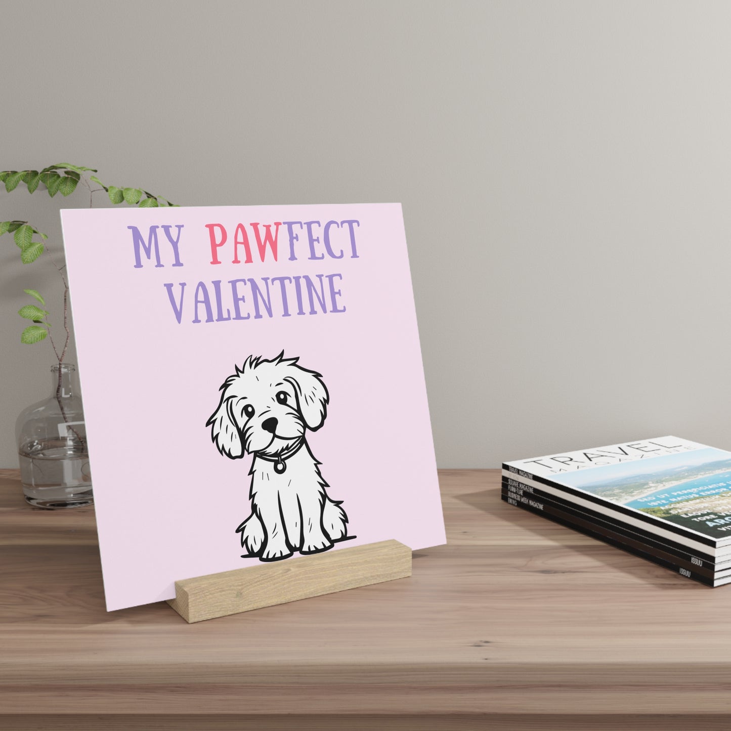 Pawfect Valentine Art Pink