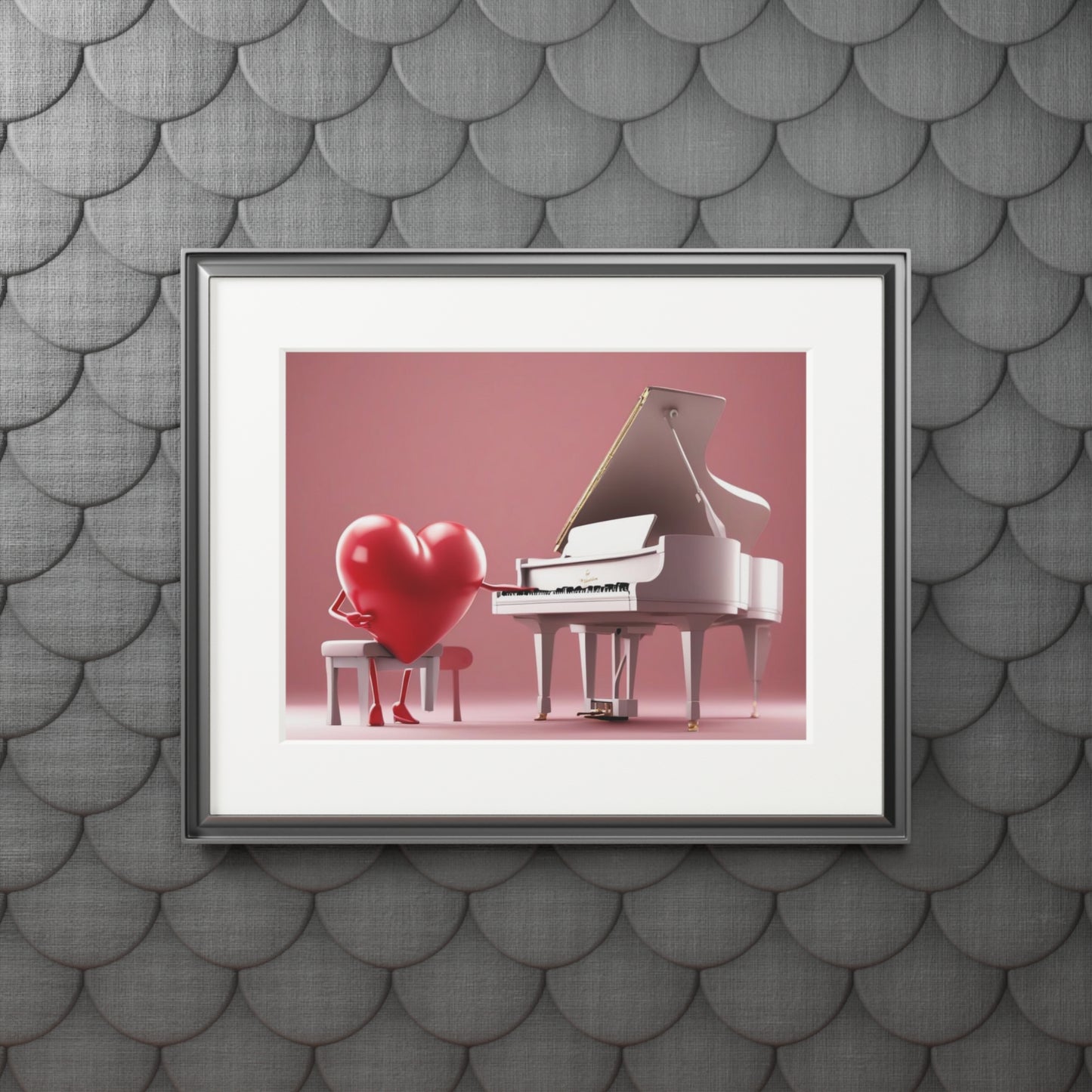 I love piano fine art print