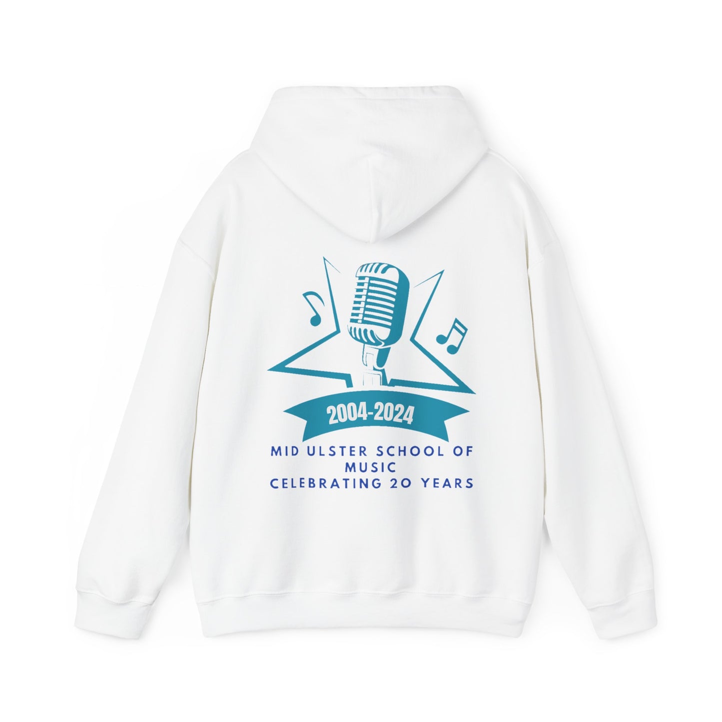 Mid Ulster School of Music adult  20yr anniversary  Unisex Heavy Blend™ Hooded Sweatshirt