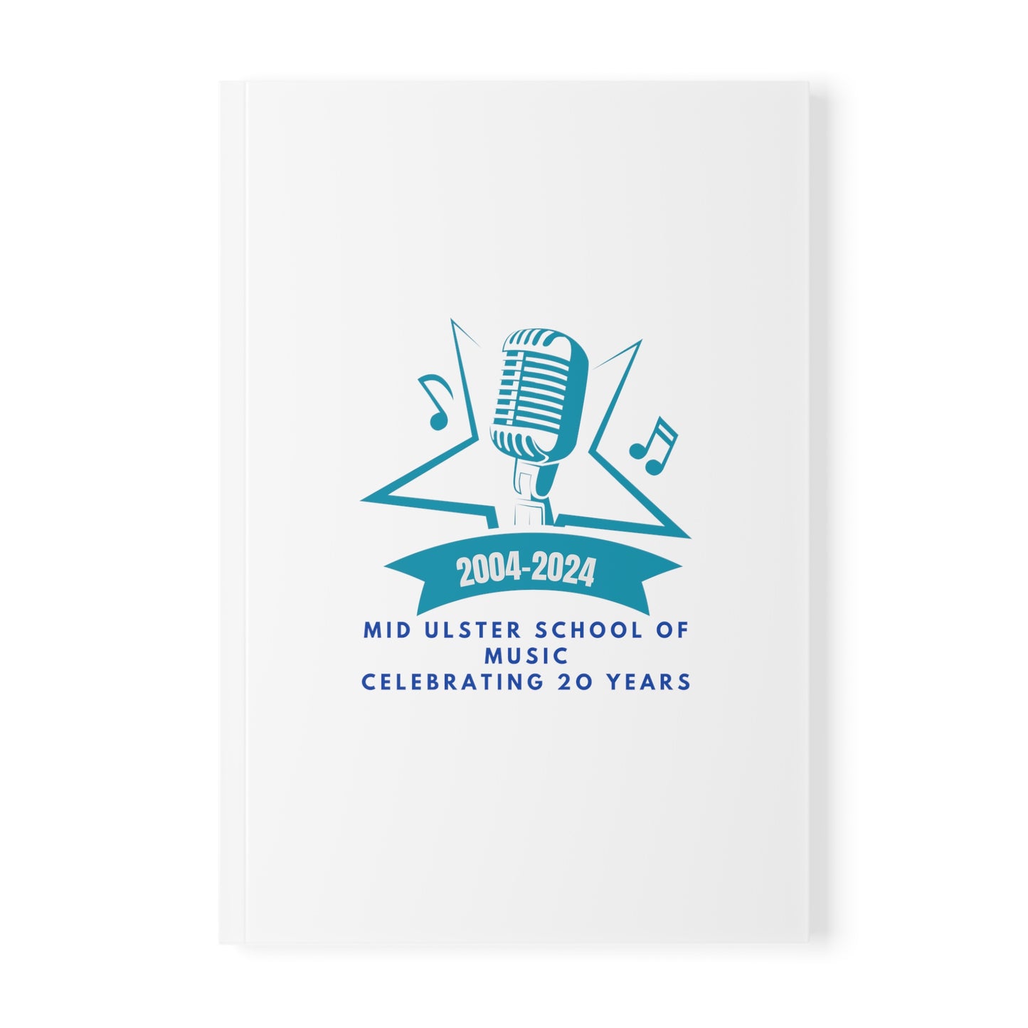 Mid Ulster School of Music 20yr anniversary Softcover Notebook